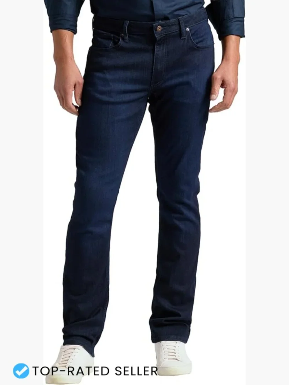 Slim Straight Fit Stretch Jeans Classic Comfort Modern Tapered Style